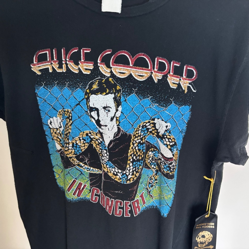 1981 Alice Cooper Tour Tee w/ Made Worn bag